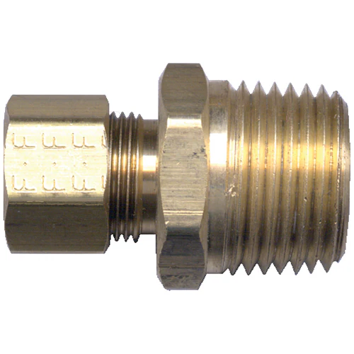 3/16 Tube to 1/8 Male Pipe Connector Brass