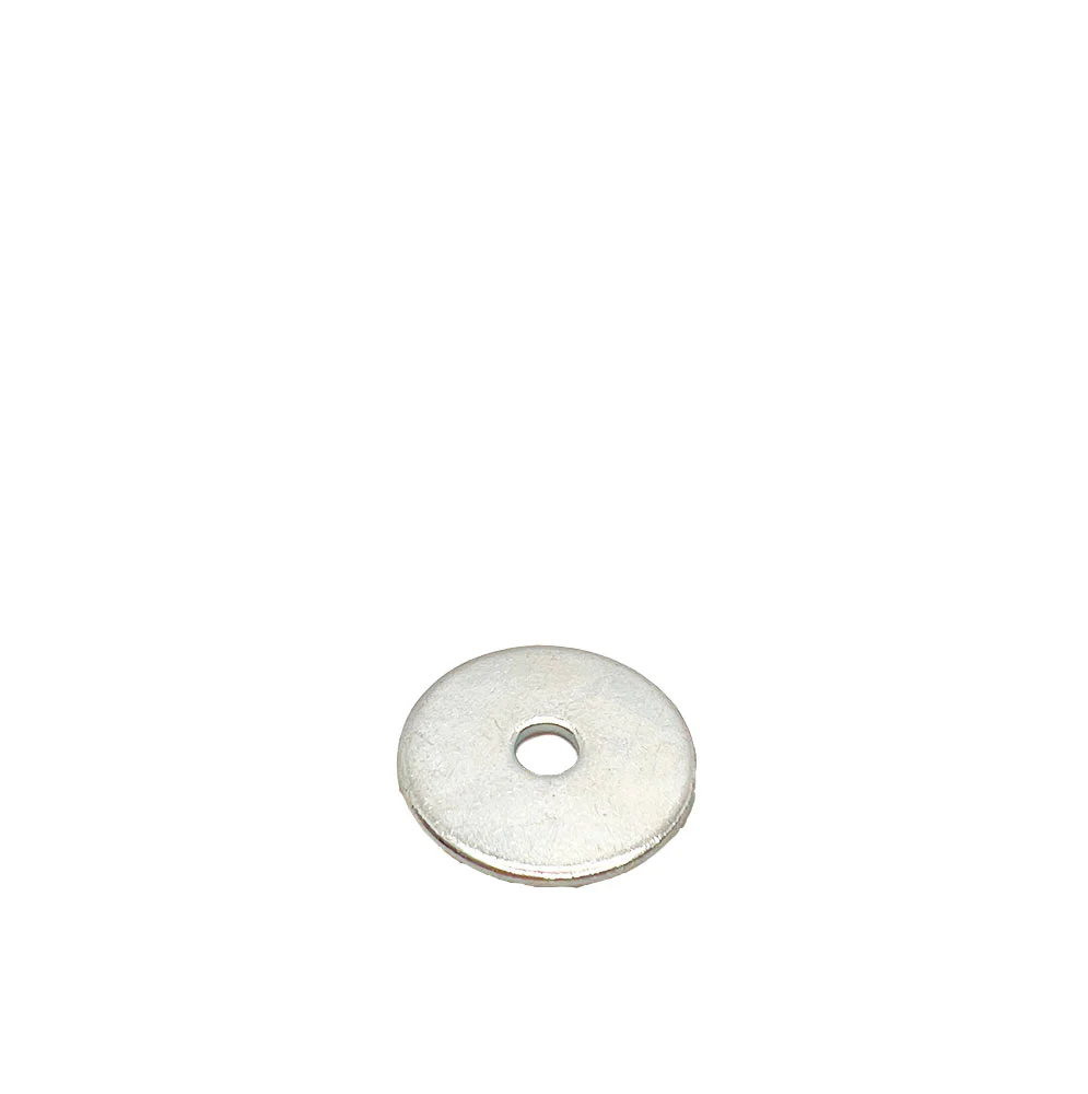3/16 x 1in Fender Washer Clear Zinc
