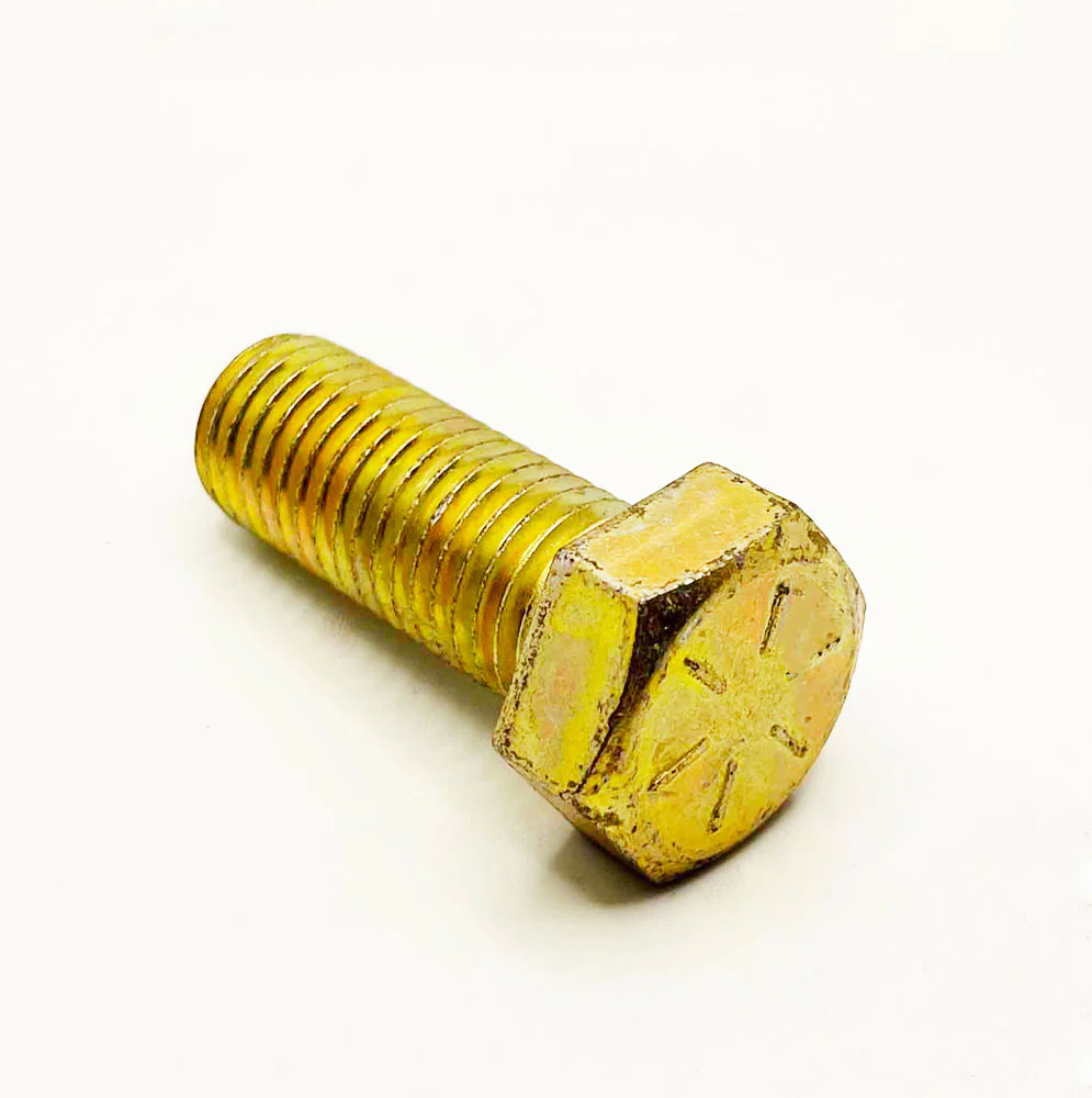 3/4-10 x 1-3/4in UNC Grade 8 Hex Cap Screw Yellow Zinc