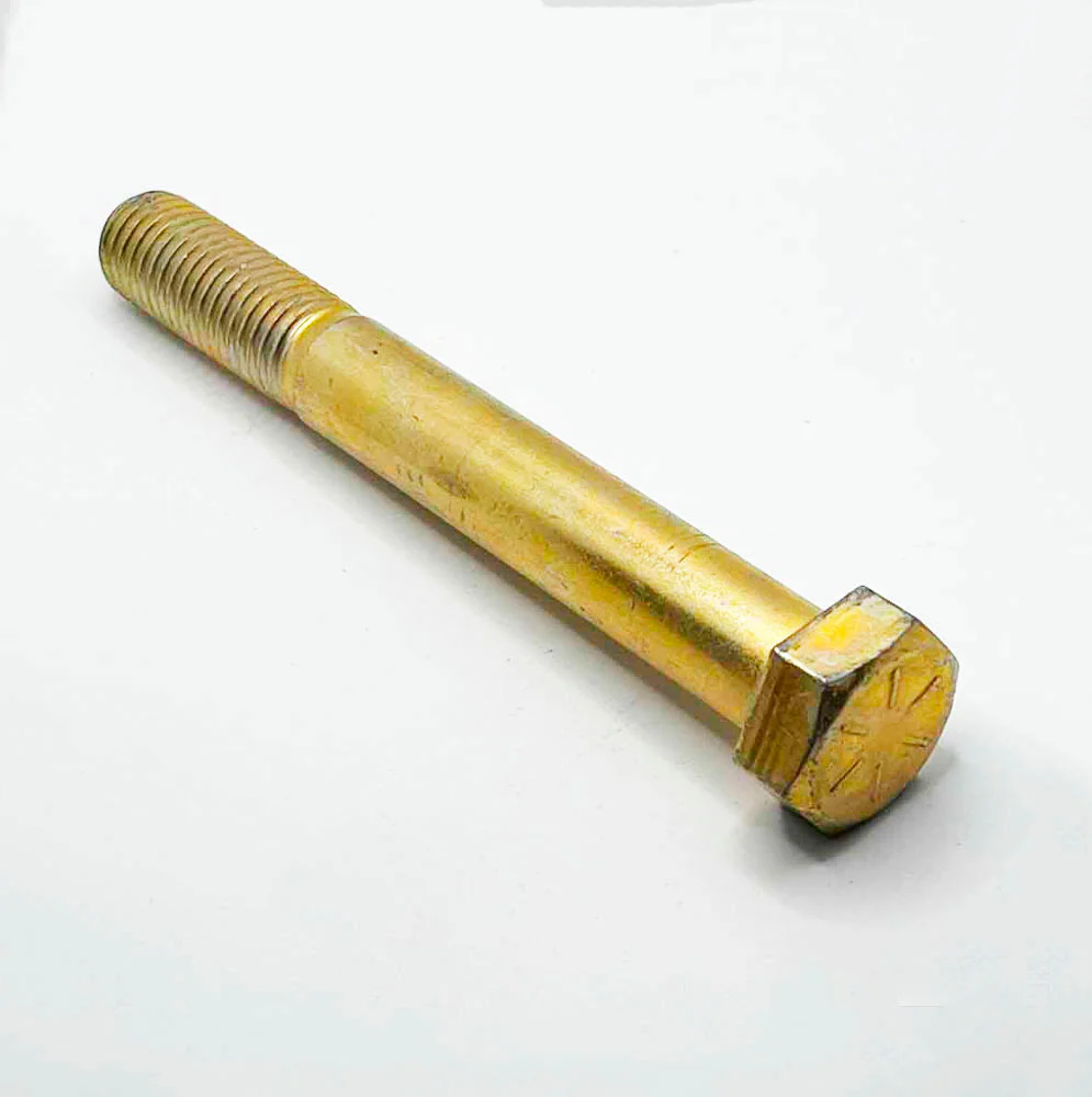 3/4-10 x 6-1/2in UNC Grade 8 Hex Cap Screw Yellow Zinc