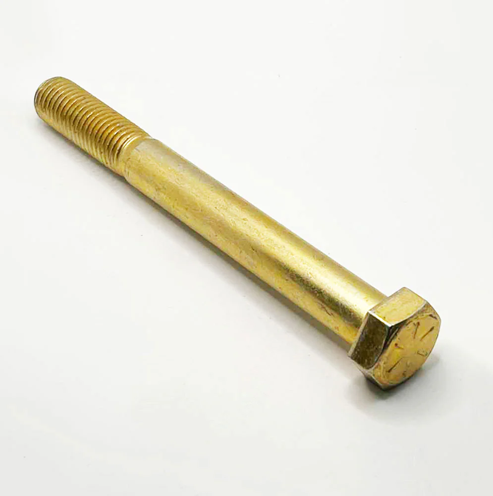 3/4-10 x 7-1/2in UNC Grade 8 Hex Cap Screw Yellow Zinc