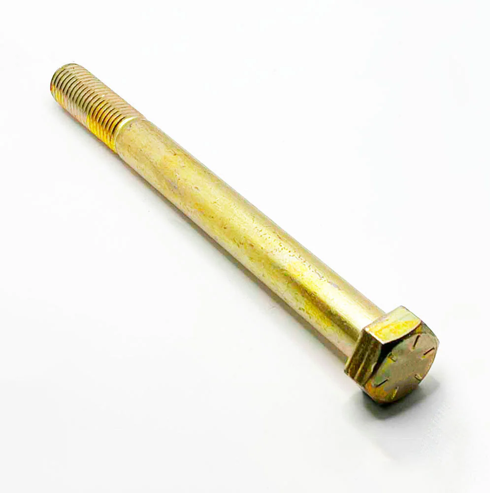 3/4-10 x 8-1/2in UNC Grade 8 Hex Cap Screw Yellow Zinc