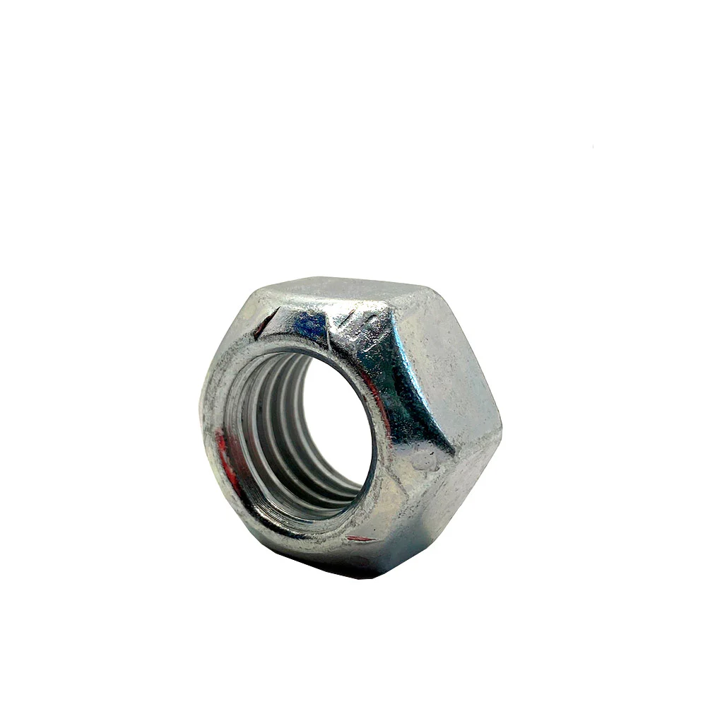 3/4-16in UNF Grade C Prevailing Torque All Steel Lock Nut Zinc Plated