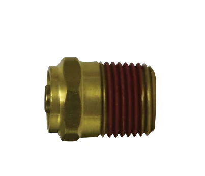 3/4in Tube to 3/4in Male Pipe Brass Push Connector