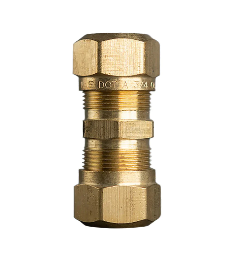 3/4in Brass Union Coupling
