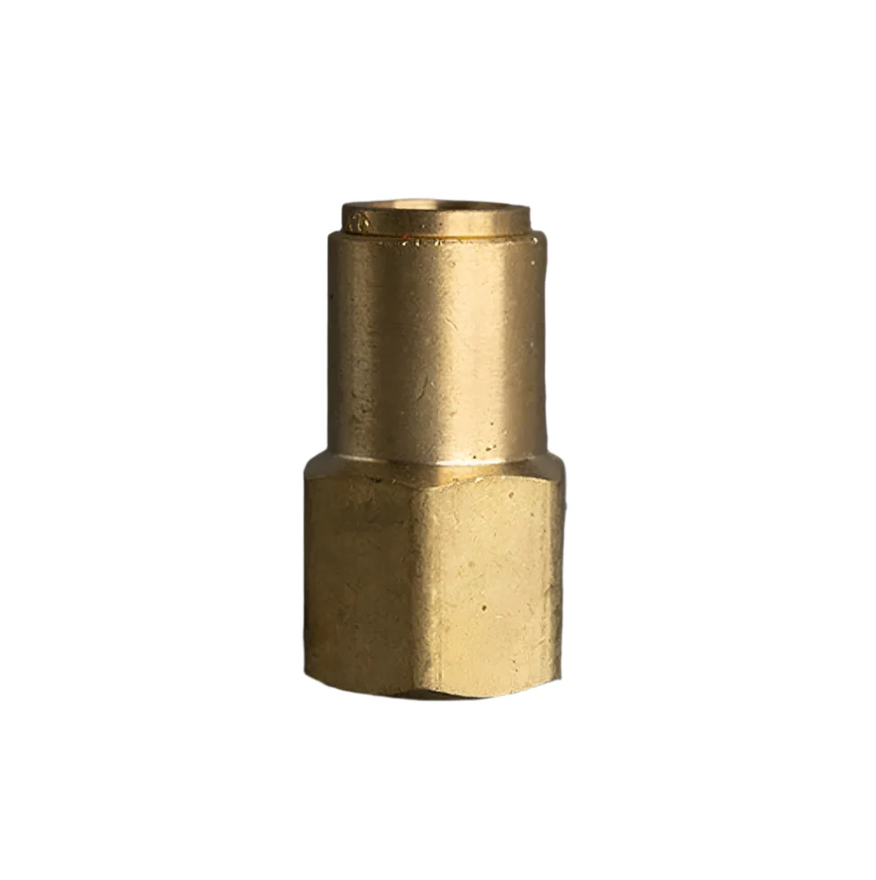 3/8in Tube to 1/4in Female Pipe Brass Push Connector