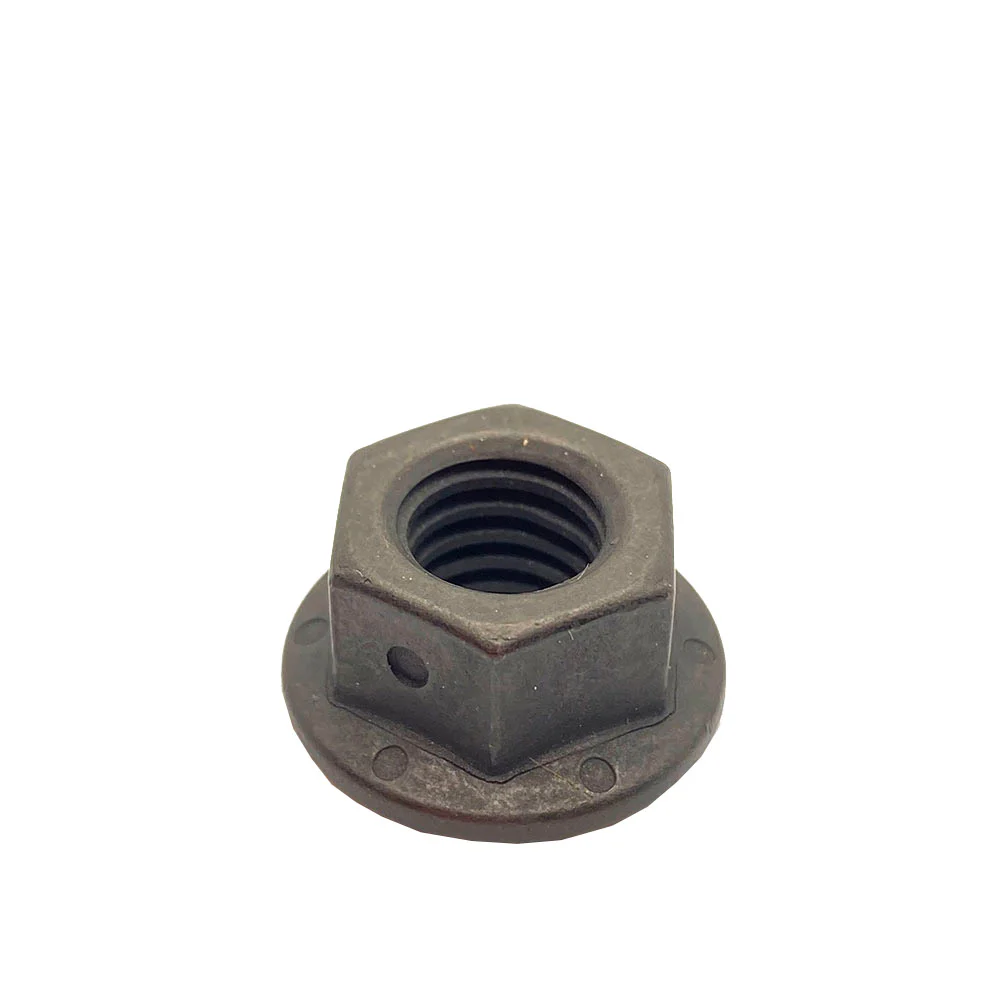 3/8-16in UNC Grade G Flange Locking Nut Phosphorous Oil