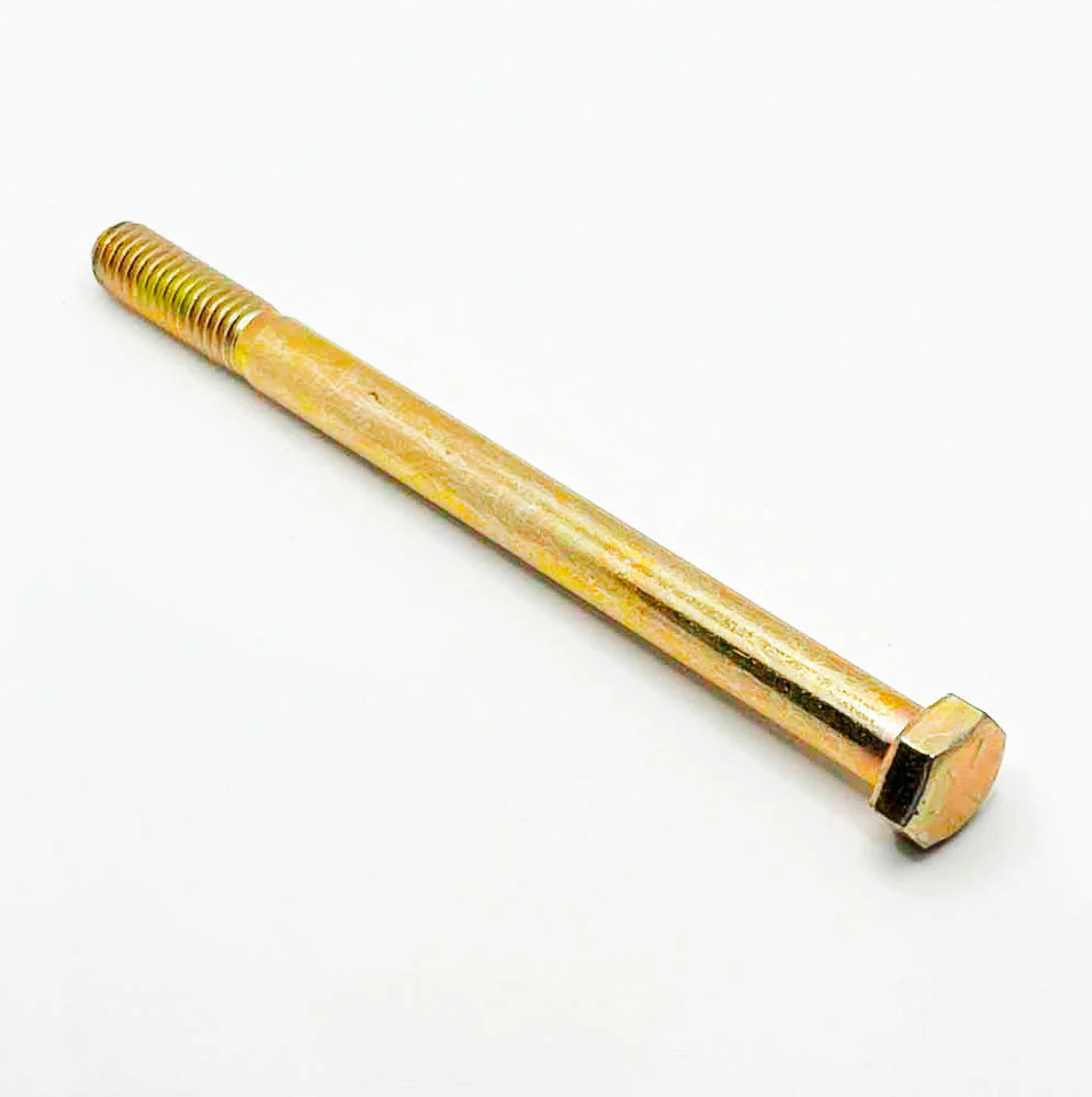 3/8-16 x 5-1/2in UNC Grade 8 Hex Cap Screw Yellow Zinc