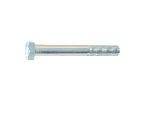 3/8-24 x 3-1/2in UNF Grade 5 Hex Cap Screw Clear Zinc