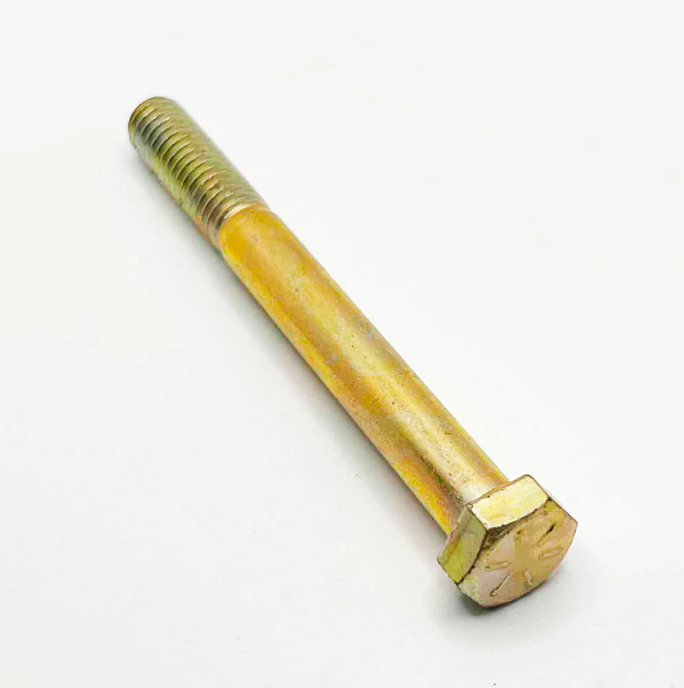 3/8-24 x 3-1/2in UNF Grade 8 Hex Cap Screw Yellow Zinc