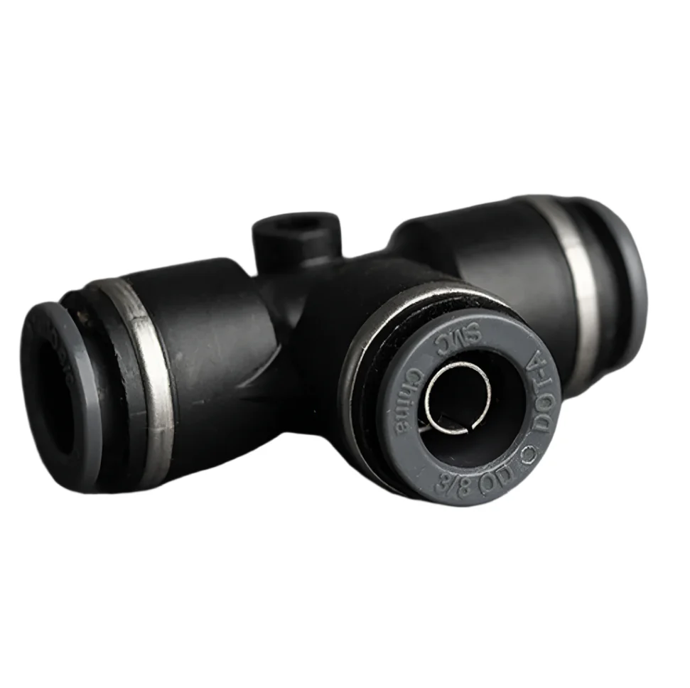 3/8in Composite Push Connector Union Tee DOT rated