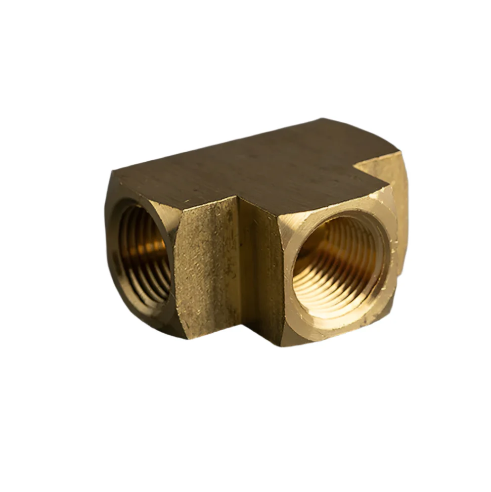 3/8in Brass Extruded Tee
