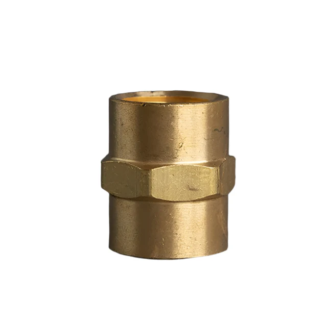3/8in Heavy Pipe Brass Coupling