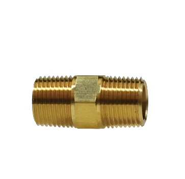 3/8in Pipe Brass Hex Nipple