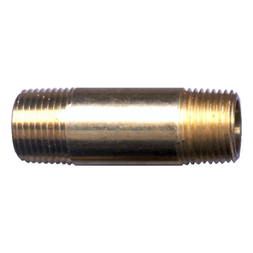 3/8in Male Pipe to 5-1/2in Male Pipe Brass Long Nipple