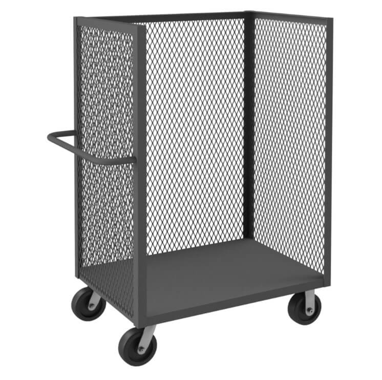 3-Sided Mesh Truck with 1 Shelf