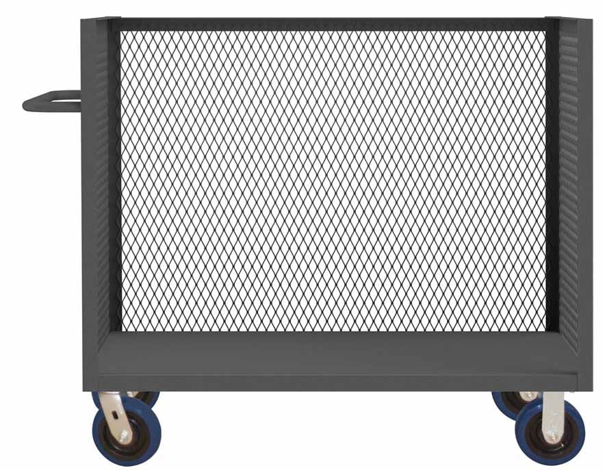 3-Sided Mesh Truck with 1 Shelf