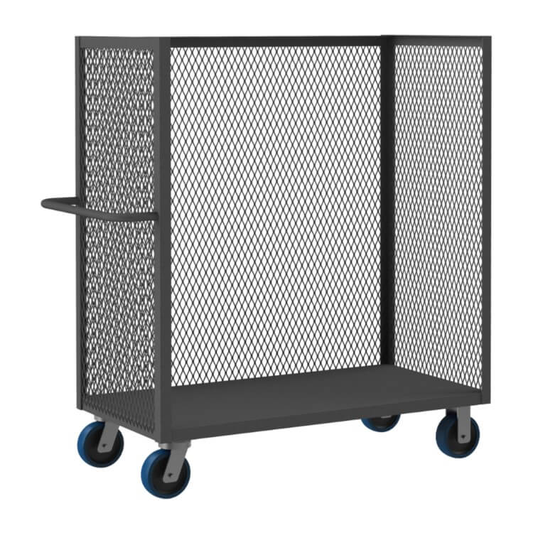 3-Sided Mesh Truck with 1 Shelf