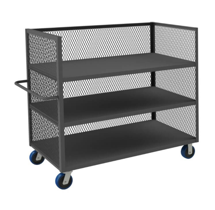 3-Sided Mesh Truck with 3 Shelves