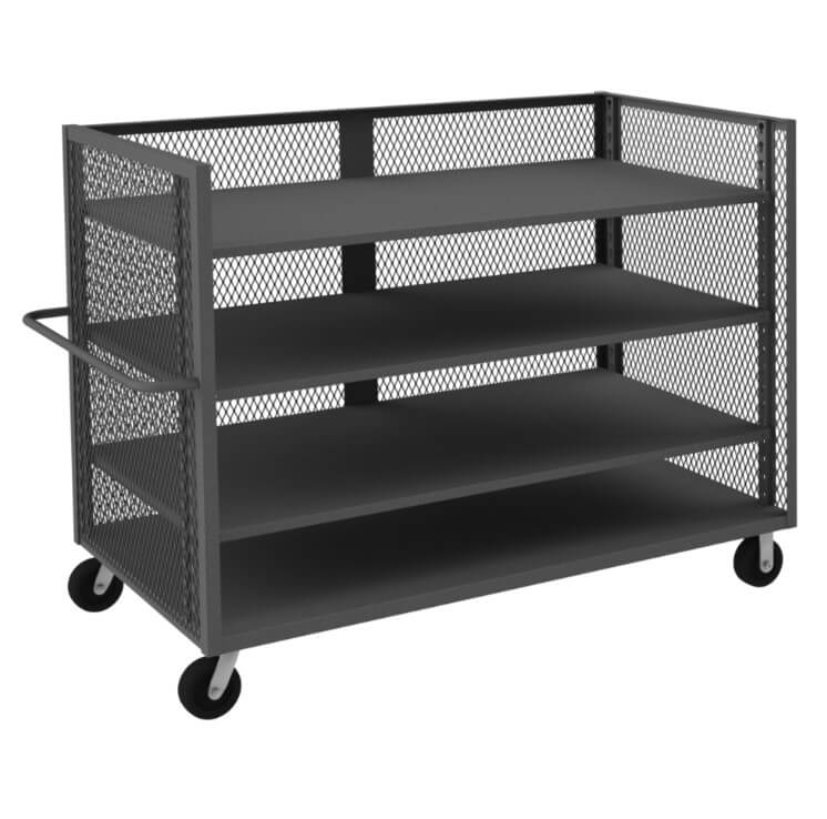 3-Sided Truck with 3 Adjustable Shelves