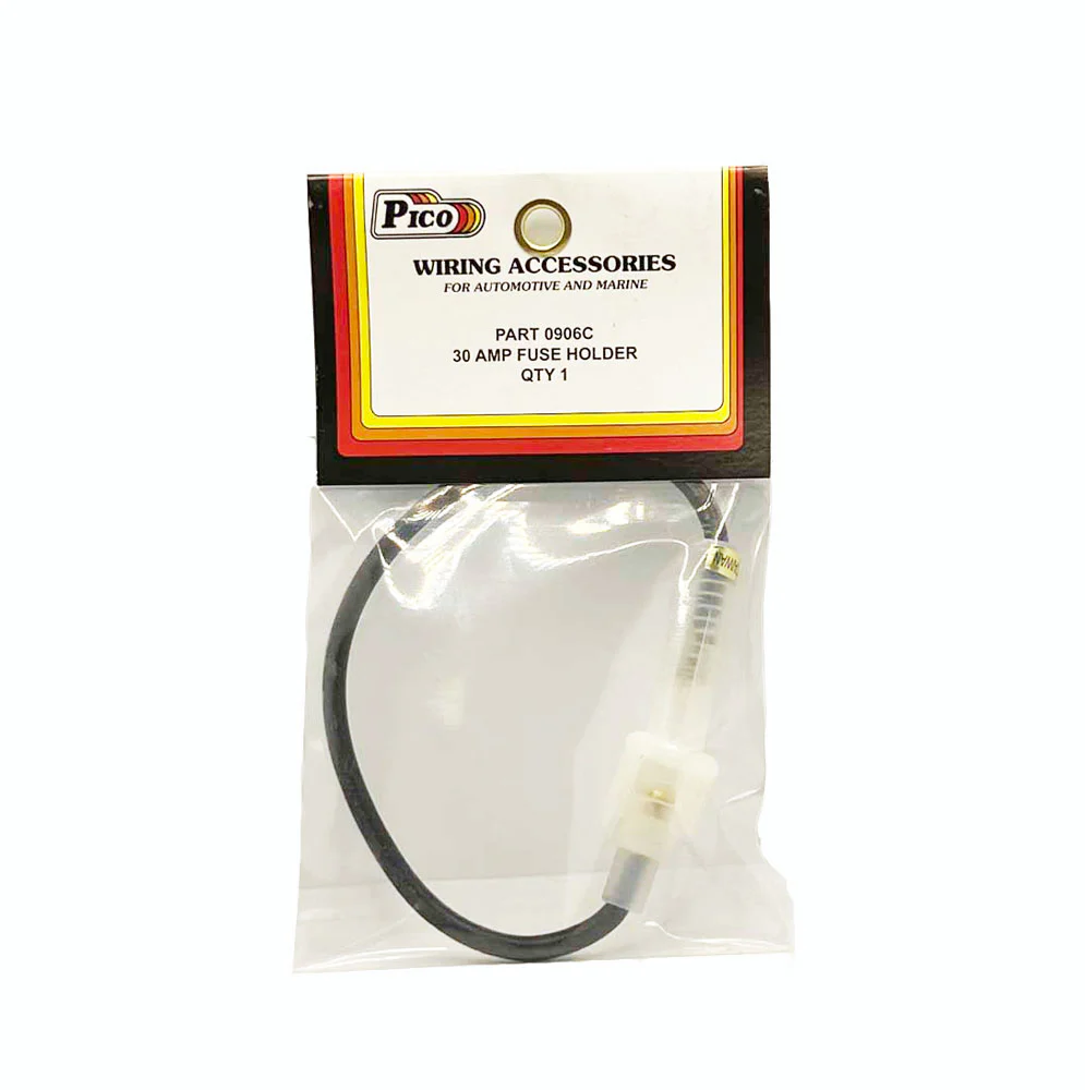 30 AMP AGC Glass Fuse Holder
