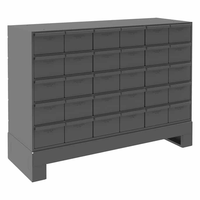 Cabinet with 30 Drawers and Base