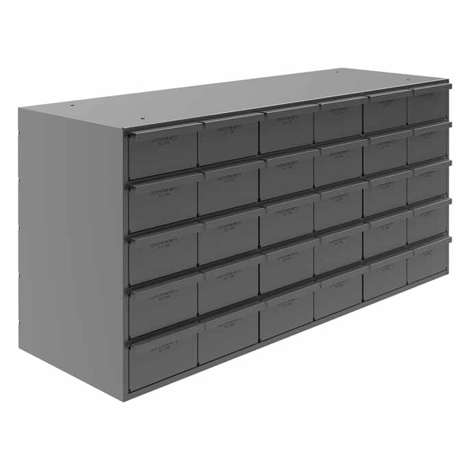 Cabinet with 30 Drawers 11-5/8in Deep