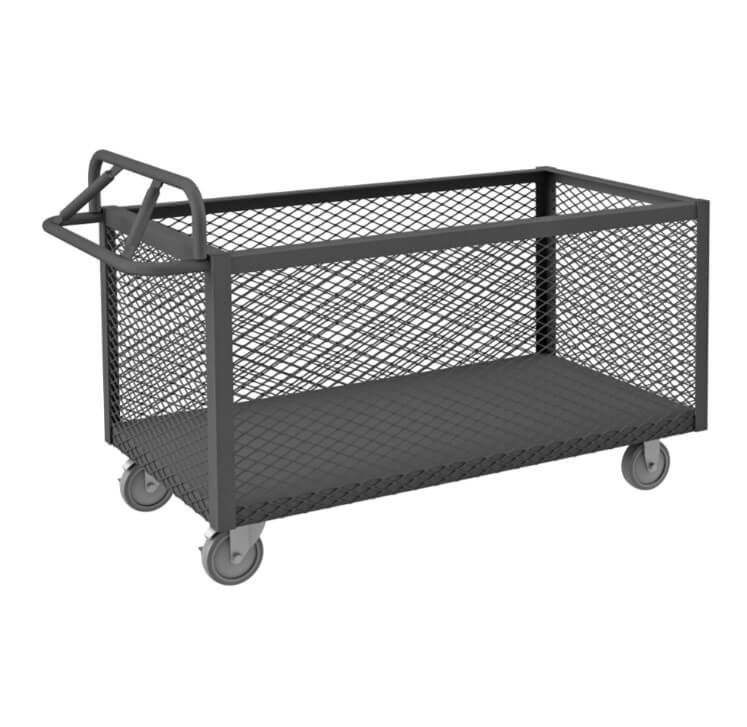4-Sided Box Truck with Ergonomic Handle