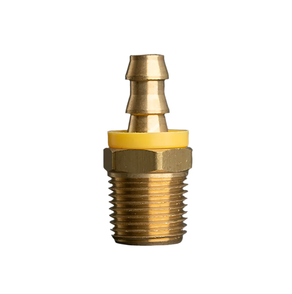 5/16in Hose I.D. to 1/4in Male Pipe Brass Hose Barb