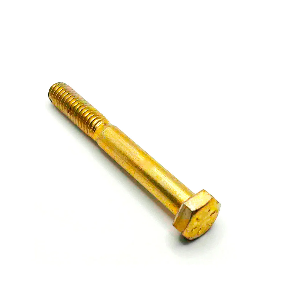 5/16-18 x 2-1/2in UNC Grade 8 Hex Cap Screw Yellow Zinc