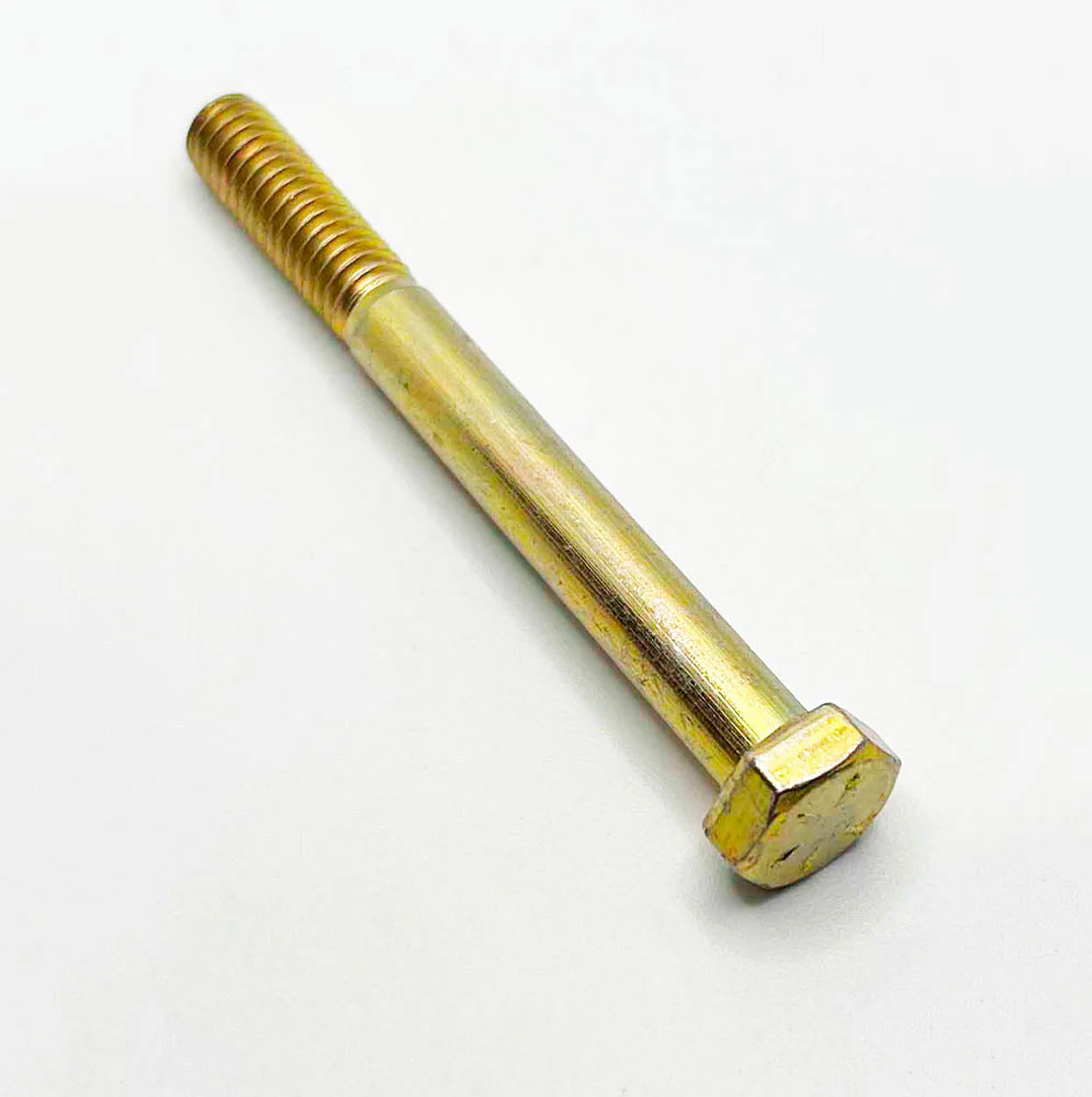 5/16-18 x 4-1/2in UNC Grade 8 Hex Cap Screw Yellow Zinc