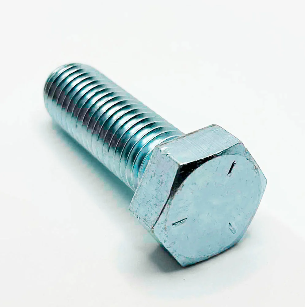 5/8-11 x 1 3/4in UNC Grade 5 Hex Cap Screw Clear Zinc