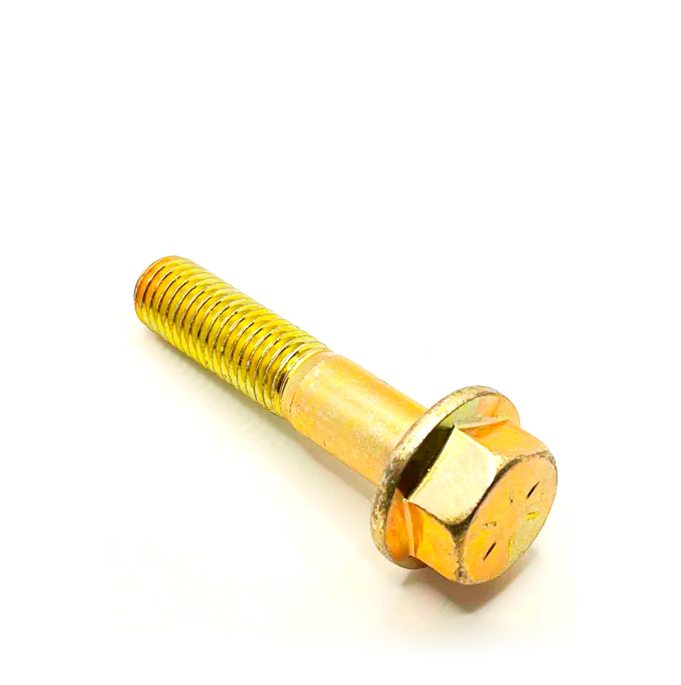 5/8-11 X 3in UNC Grade 8 Flange Bolt Yellow Zinc
