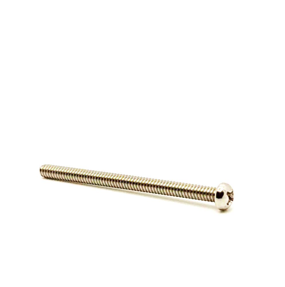 #6-32 x 2in UNC Stainless Steel Phillips Round Machine Screw