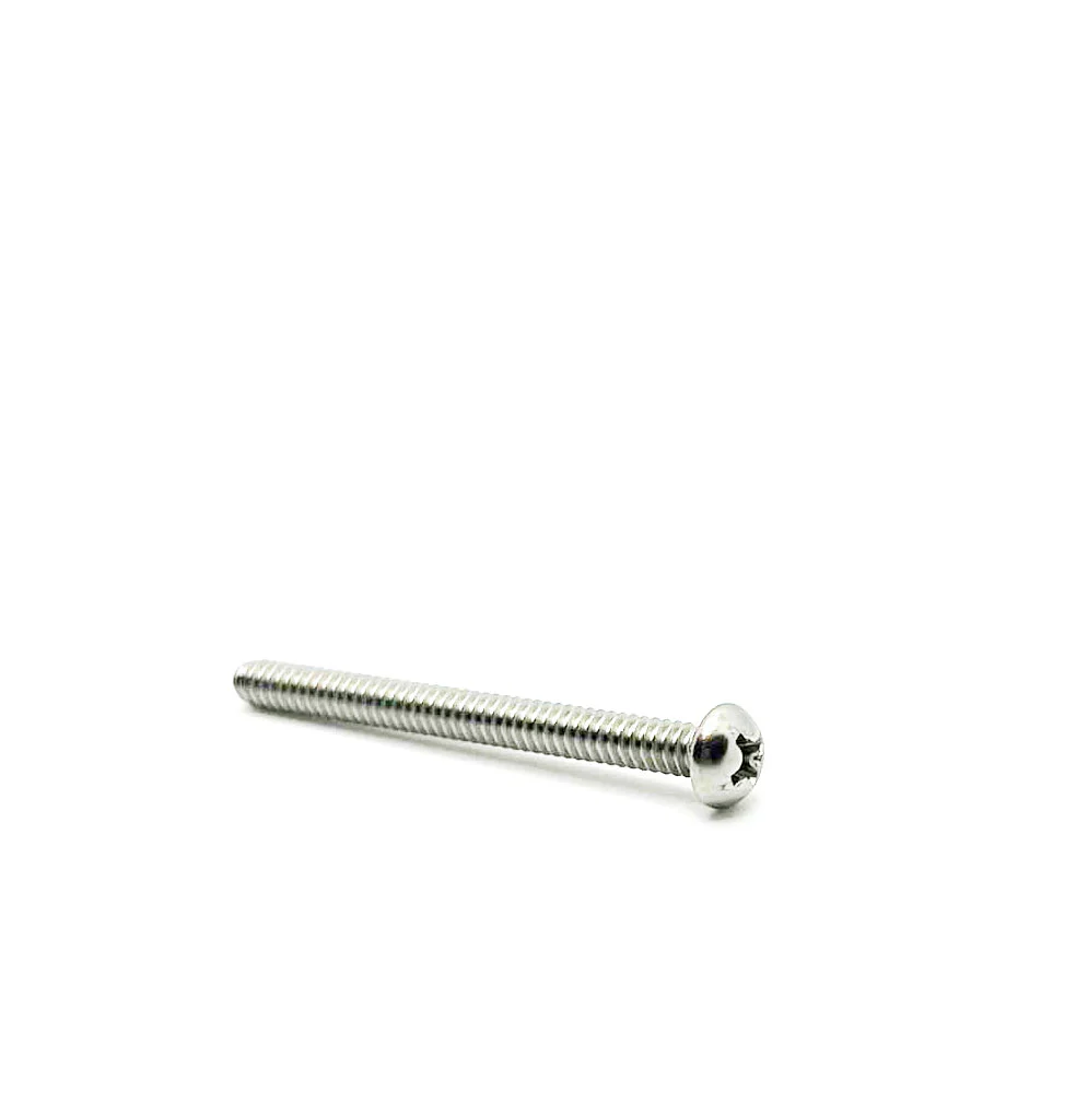 #6-32 x 1-1/2in UNC Stainless Steel Phillips Round Machine Screw