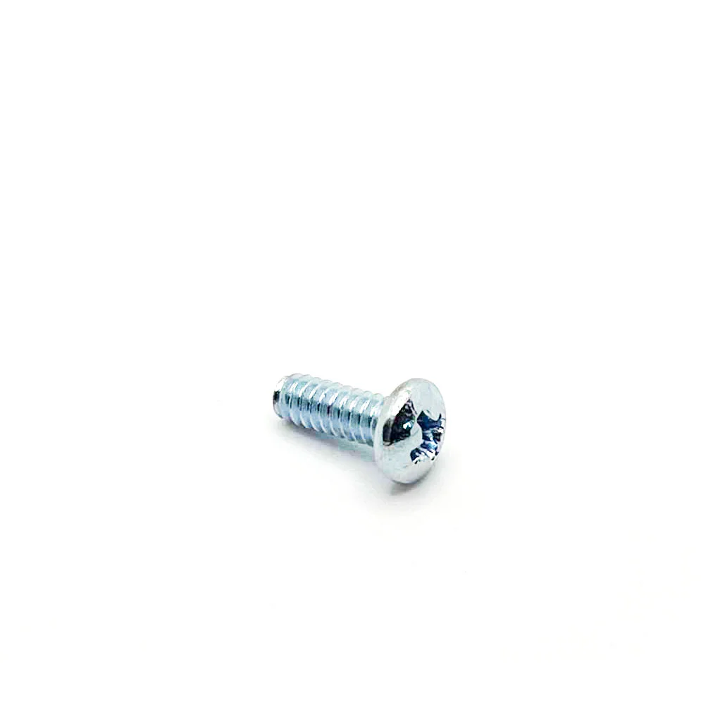 #6-32 x 3/8in UNF Phillips Round Machine Screw Clear Zinc
