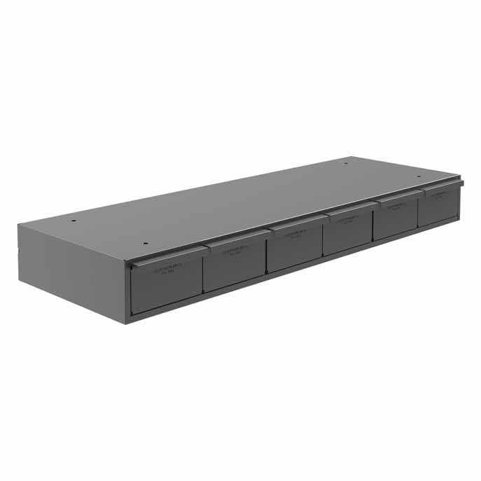 Cabinet with 6 Drawers 11-5/8in Deep
