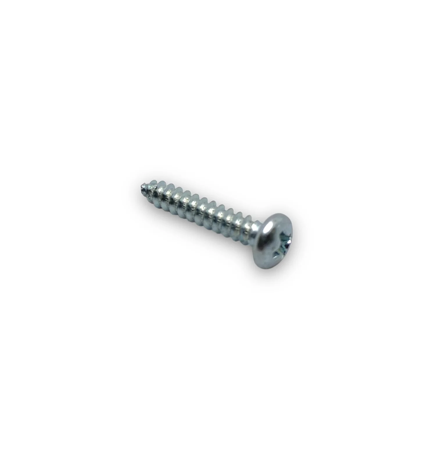 #6 x 5/8in Phillips Pan Tapping Screw Clear Zinc