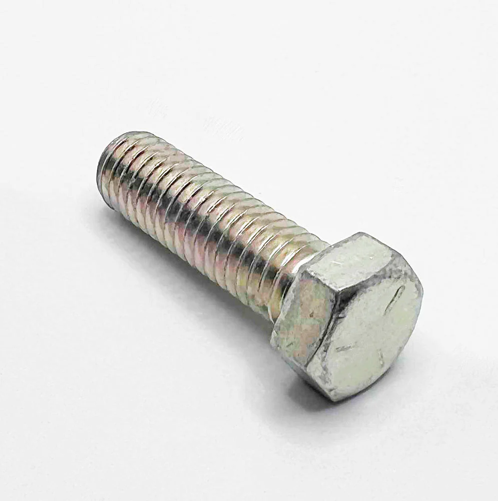 7/16-14 x 1-3/4in UNC Grade 5 Hex Cap Screw Clear Zinc