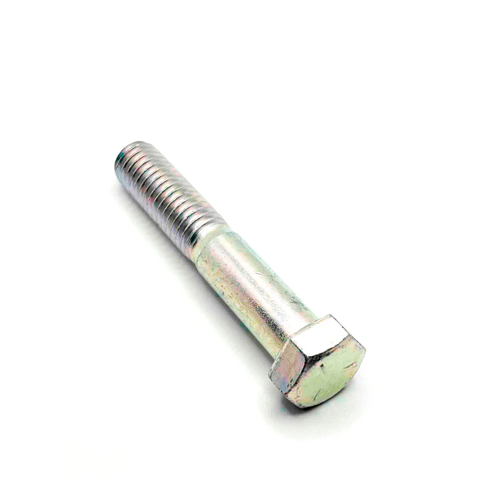 7/16-14 x 2-1/2in UNC Grade 5 Hex Cap Screw Clear Zinc