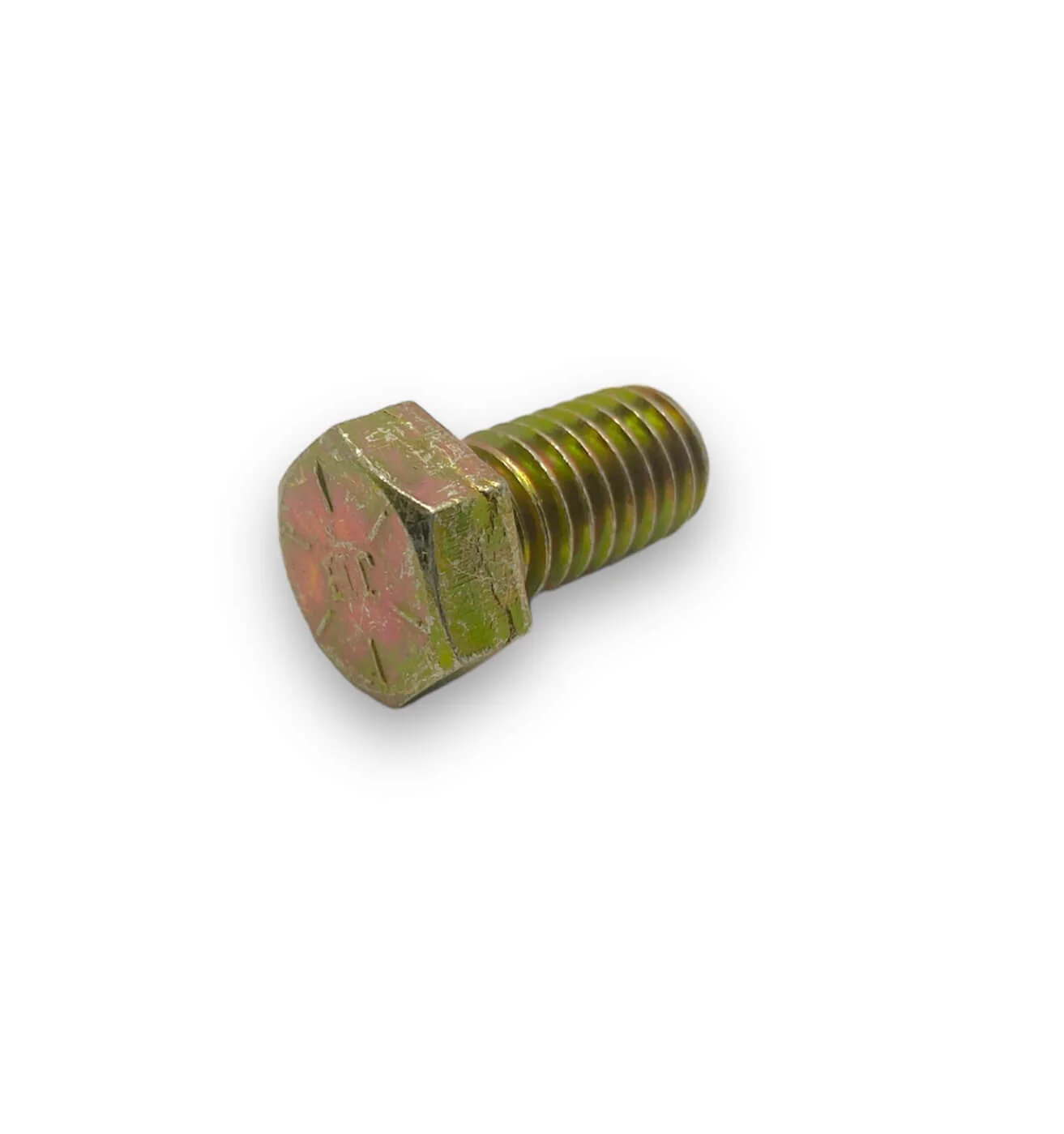 7/16-14 x 3/4in UNC Grade 8 Hex Cap Screw Yellow Zinc
