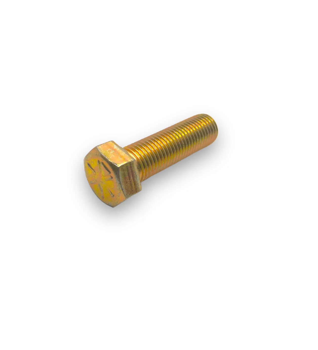 7/16-20 x 1-1/2in UNF Grade 8 Hex Cap Screw Yellow Zinc