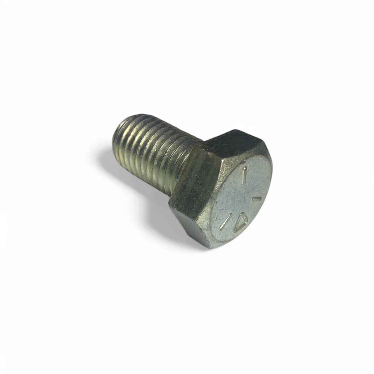 7/8-9 x 1-1/2in UNC Grade 5 Hex Cap Screw Clear Zinc