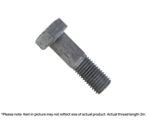 7/8-9 x 2in UNC A325 Structural Bolt Hot Dip Galvanized
