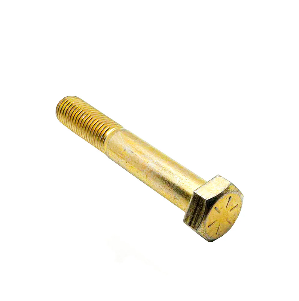 7/8-9 x 5-1/2in UNC Grade 8 Hex Cap Screw Yellow Zinc