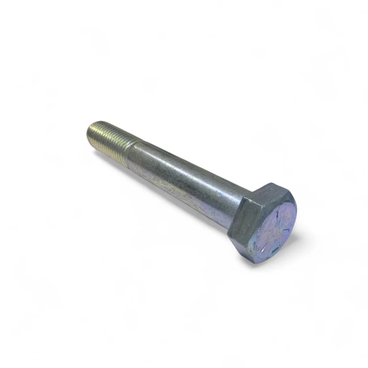 7/8-9 x 6in UNC Grade 5 Hex Cap Screw Clear Zinc