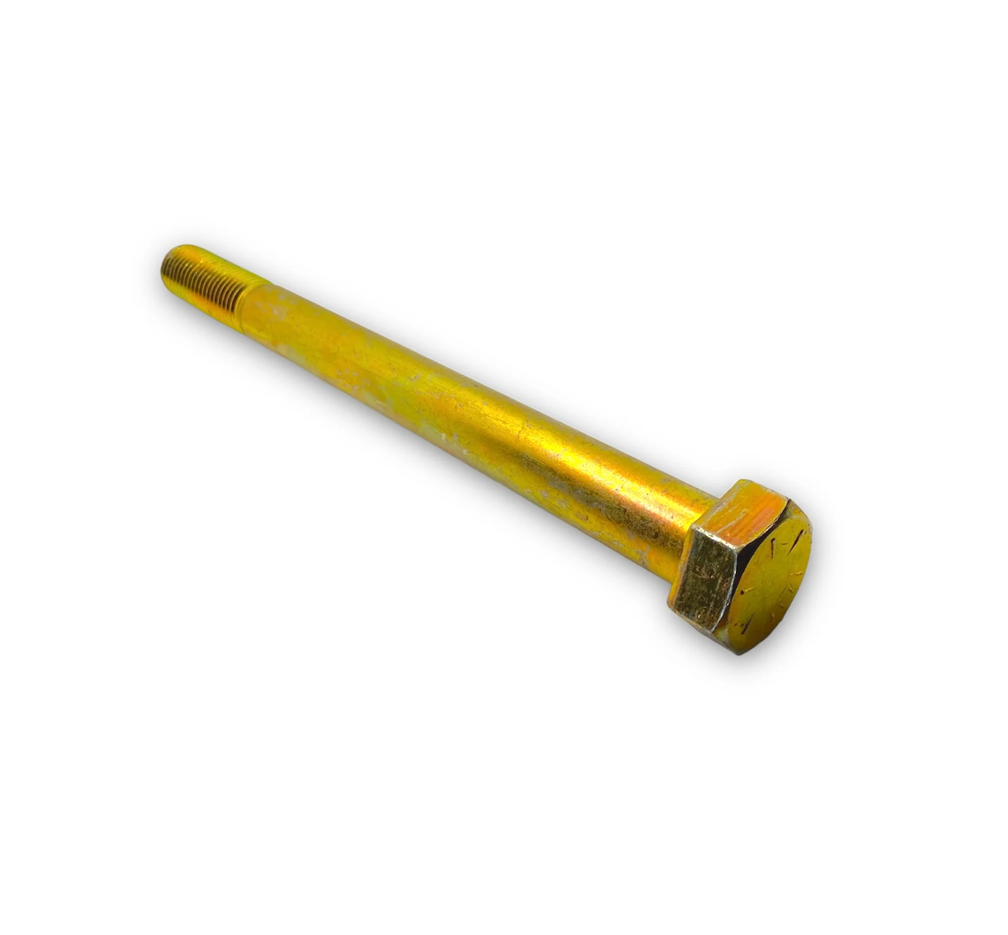 7/8-9 x 9in UNC Grade 8 Hex Cap Screw Yellow Zinc