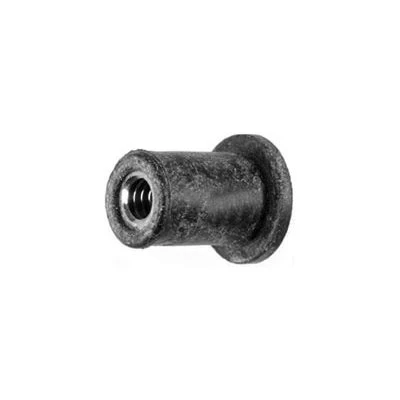 #8-32 Well Nut Black Rubber