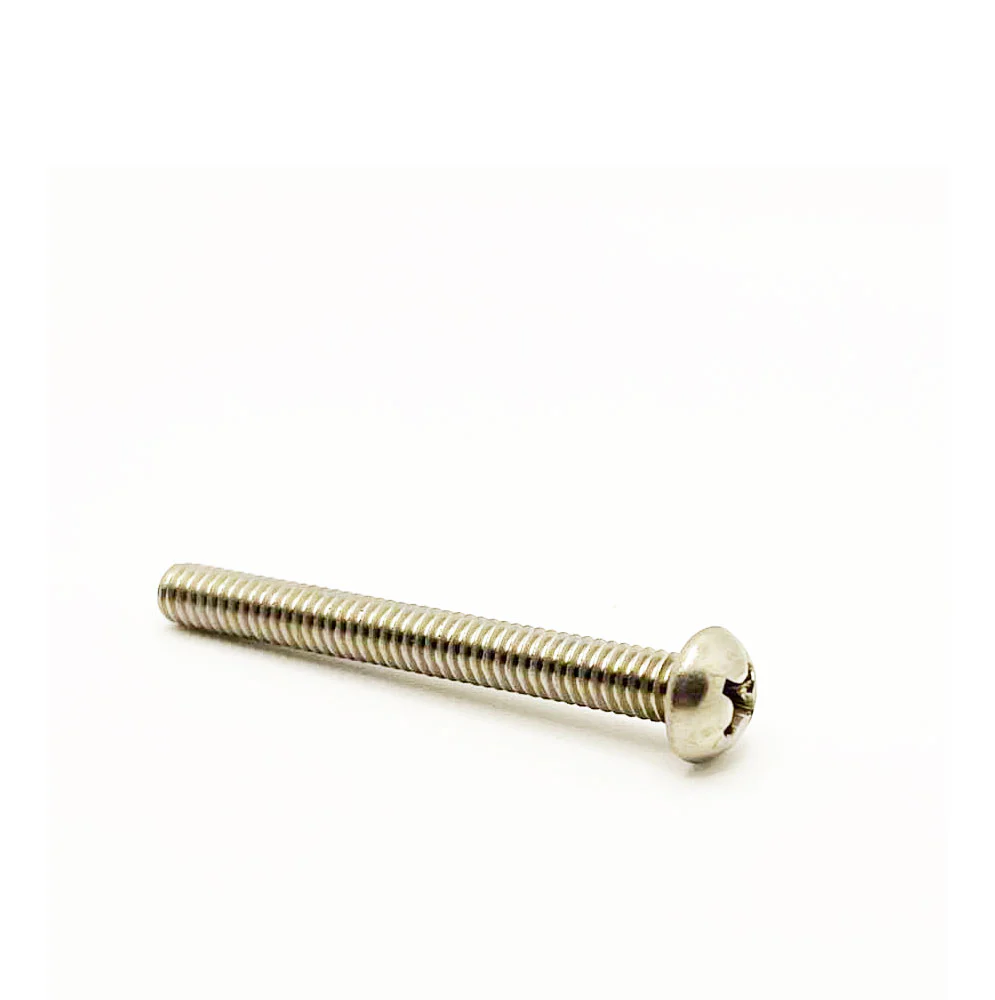 #8-32 x 1-1/2in UNC Stainless Steel Phillips Round Machine Screw