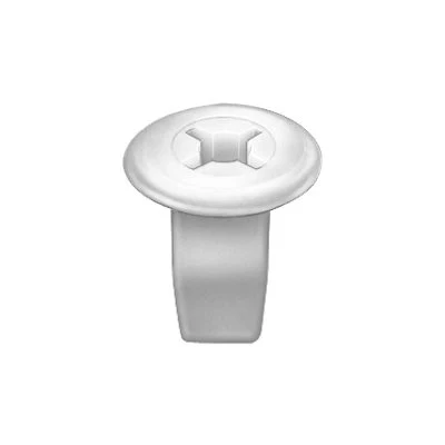 #8 Toyota Screw Grommet White Nylon